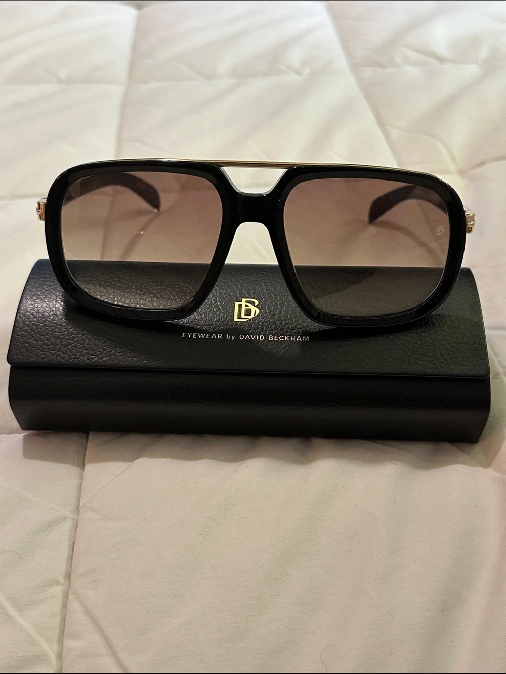 Brand new, never worn. David Beckham Men’s Black Sunglasses - Designer Eyewear